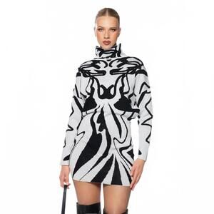 AKIRA Sweet Mirage Sweater Mini Dress Plus Size 1X